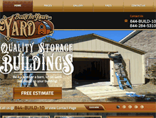 Tablet Screenshot of builtinyouryard.com